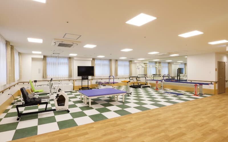 PDハウス岸部のリハビリ室