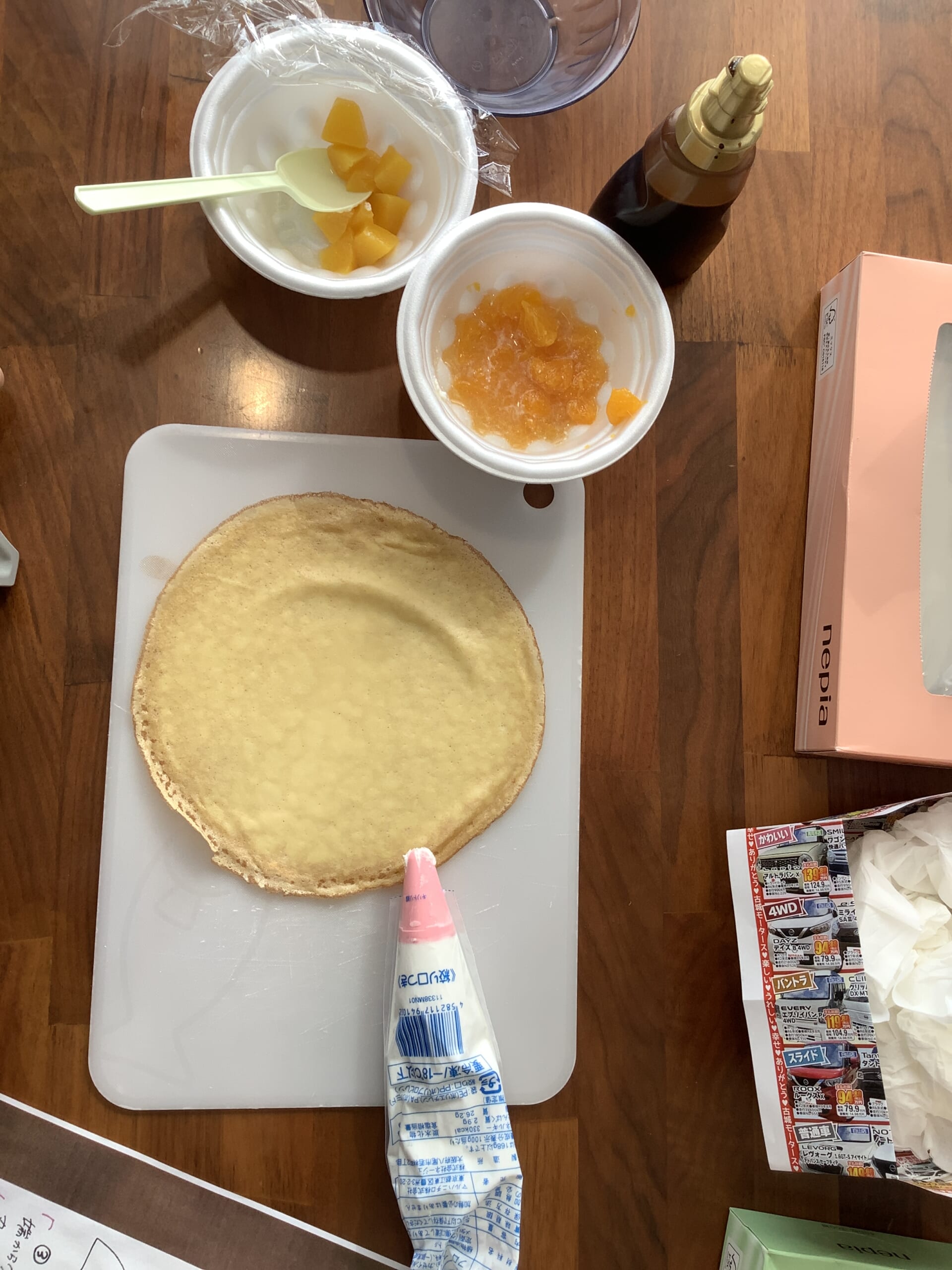 クレープ作り開催!!🍮🍫