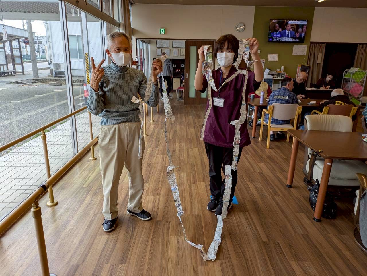 【太陽のリゾート野々市】お楽しみ昼食⭐️おやつ⭐新聞レク⭐