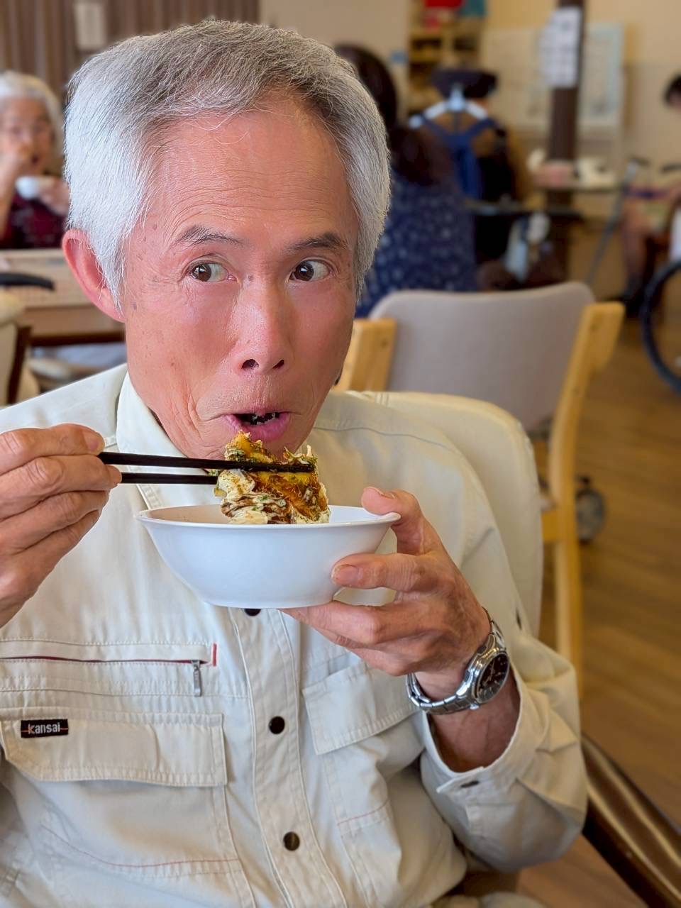 【太陽のリゾート野々市】調理レク🍳お好み焼き
