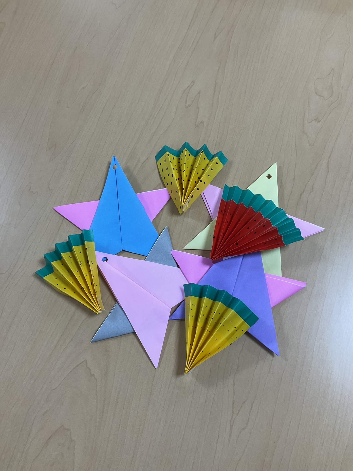 七夕の飾り作り🎋