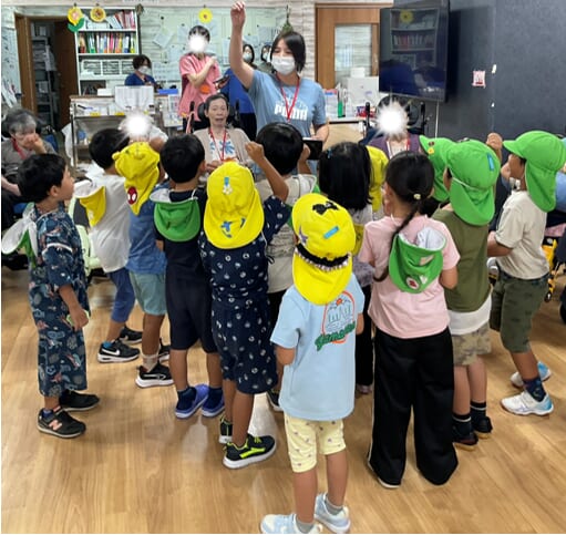 PDハウス西宮の沢*🌻こども園の園児さんたちが遊びに来てくれました！＆夏祭りのお知らせ🎐