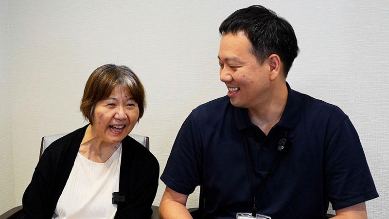 池田施設長と佐藤様のツーショット