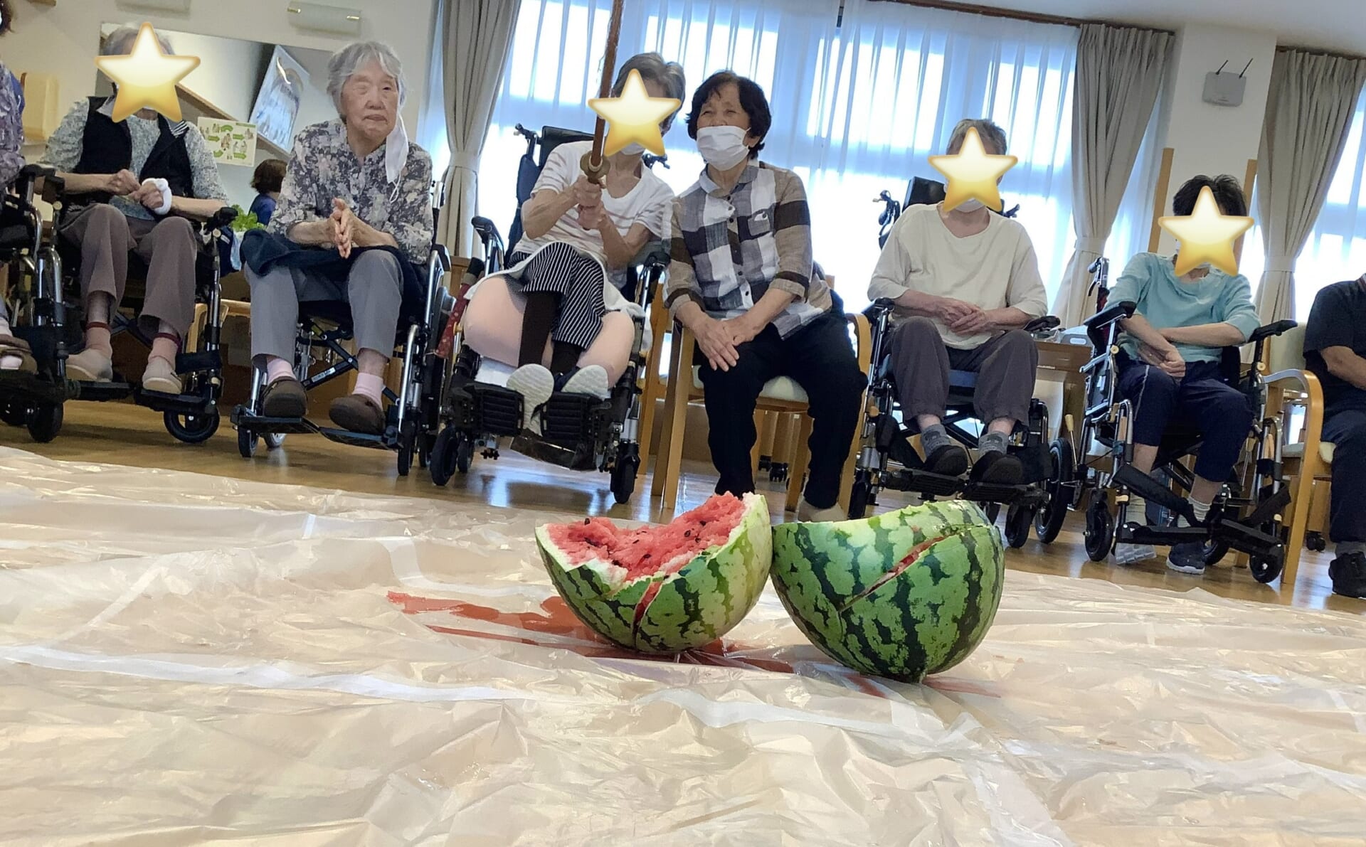 西荒屋 スイカ割り🍉