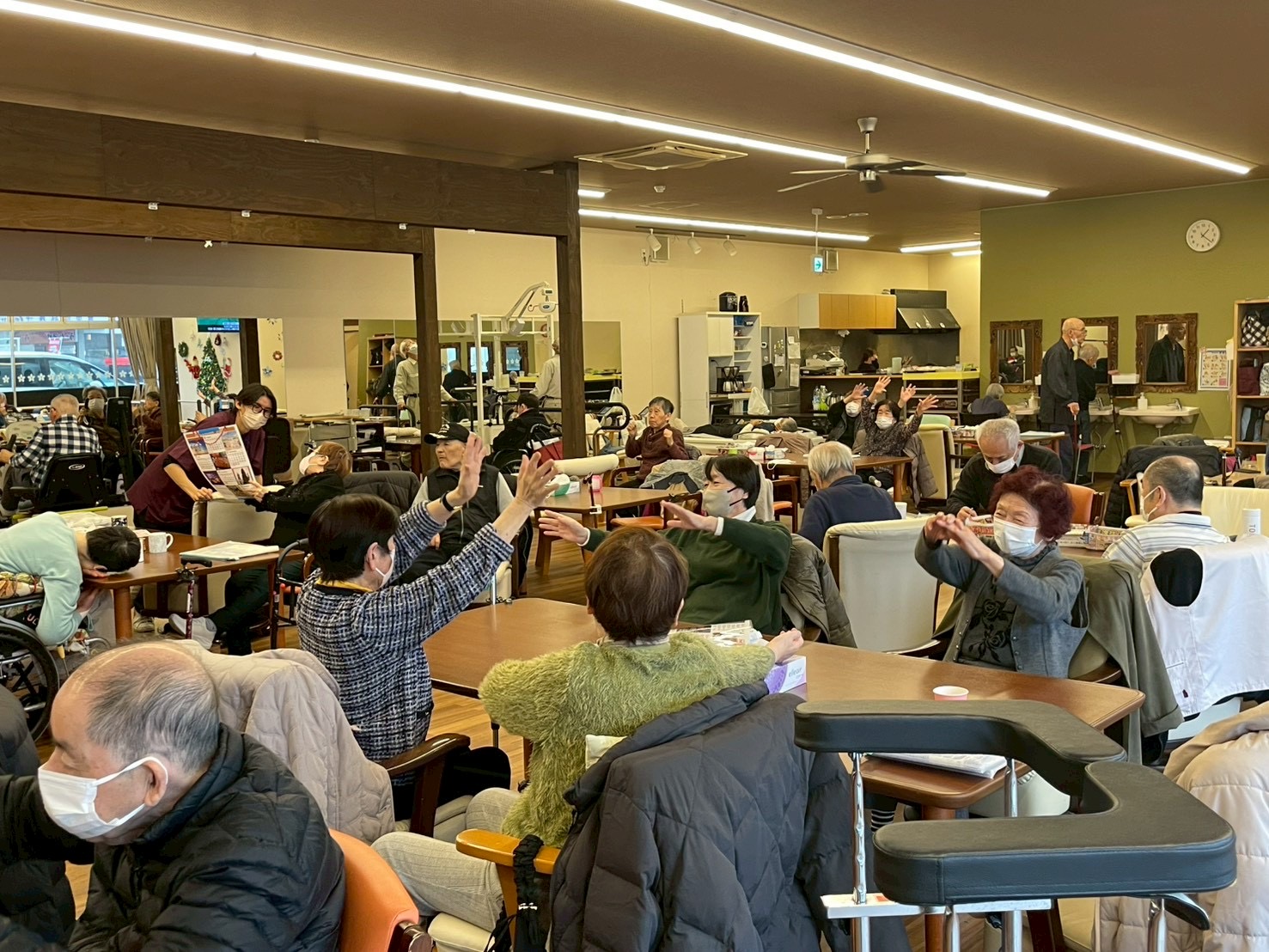 【太陽のリゾート野々市】クリスマス&忘年会🎄スペシャル体操💪