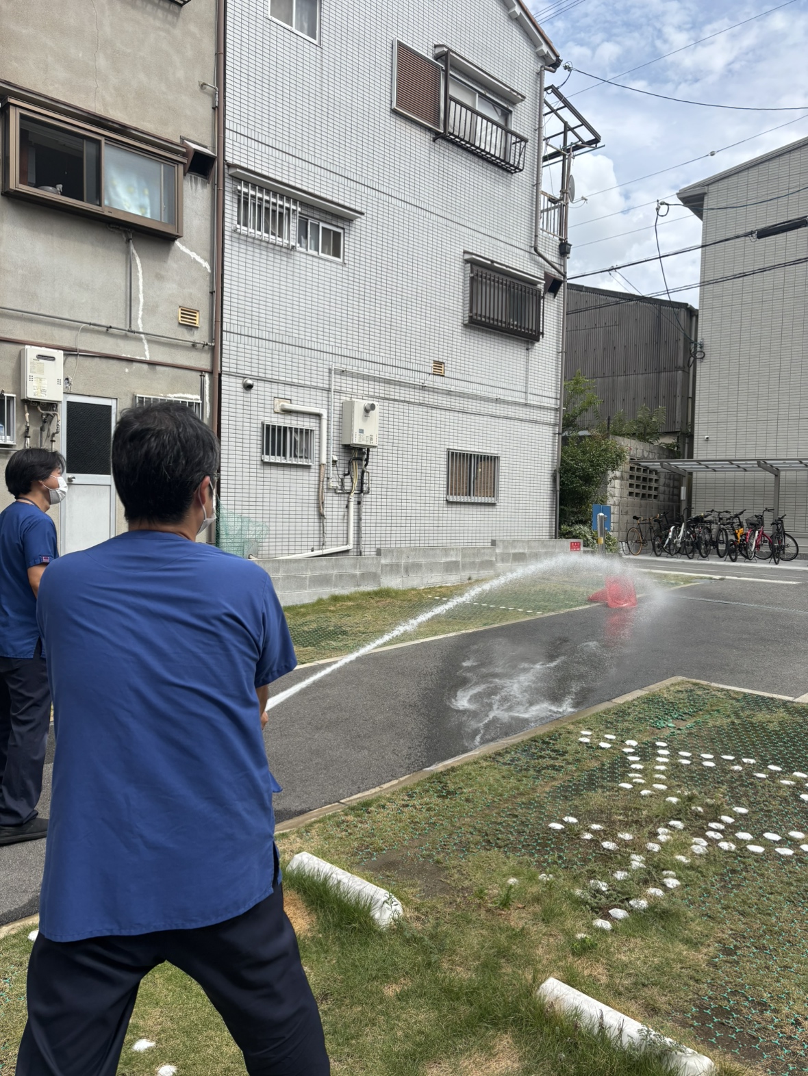 PDハウス東大阪の日常　8/12 ～避難訓練・消火訓練！～