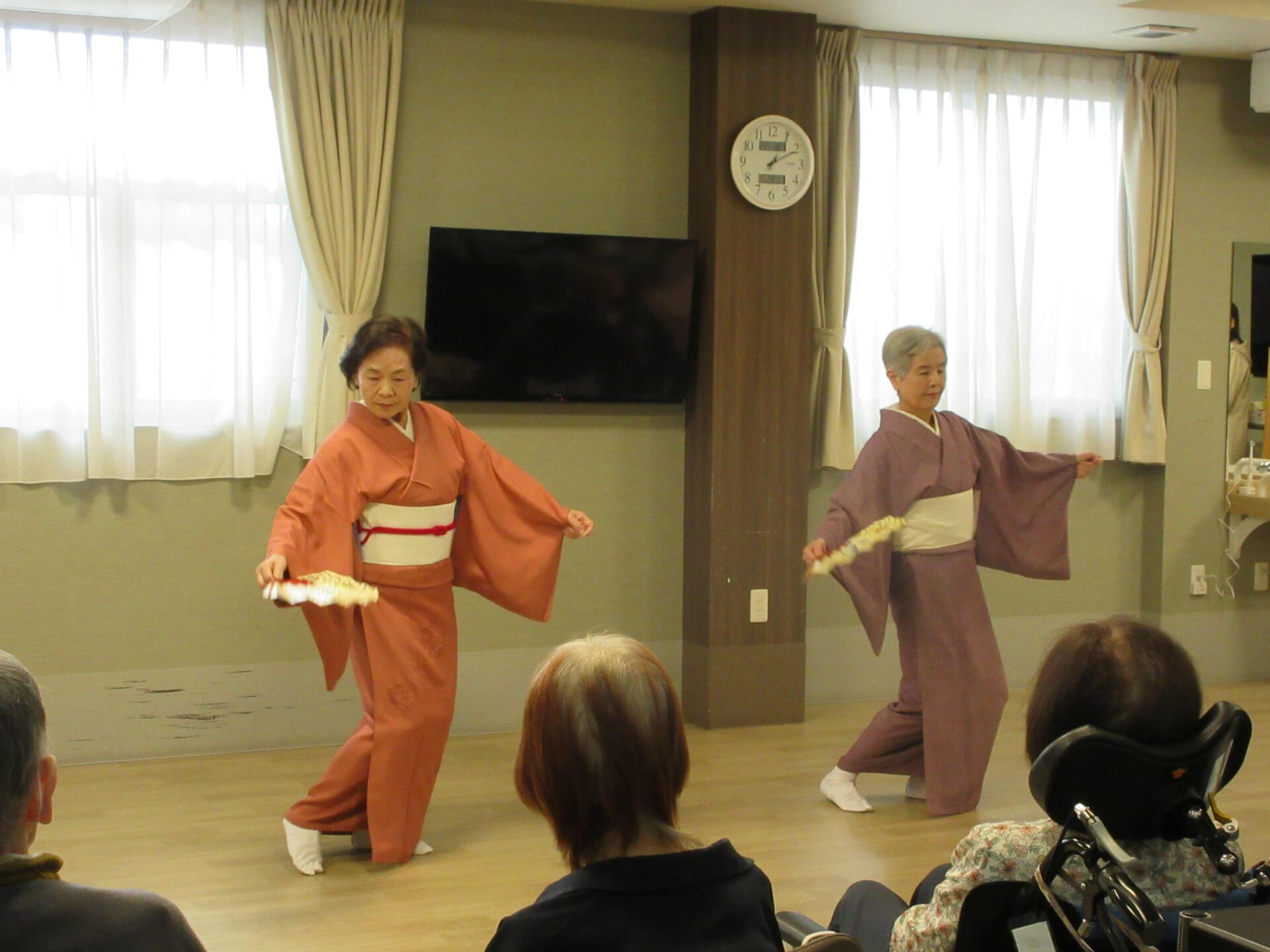 【PDハウス野芥】日本舞踊の鑑賞🕺