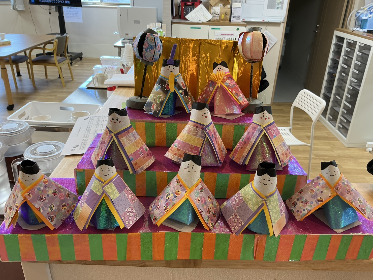 🌸PDハウス稲毛の春支度🌸～ひな祭り飾り制作～